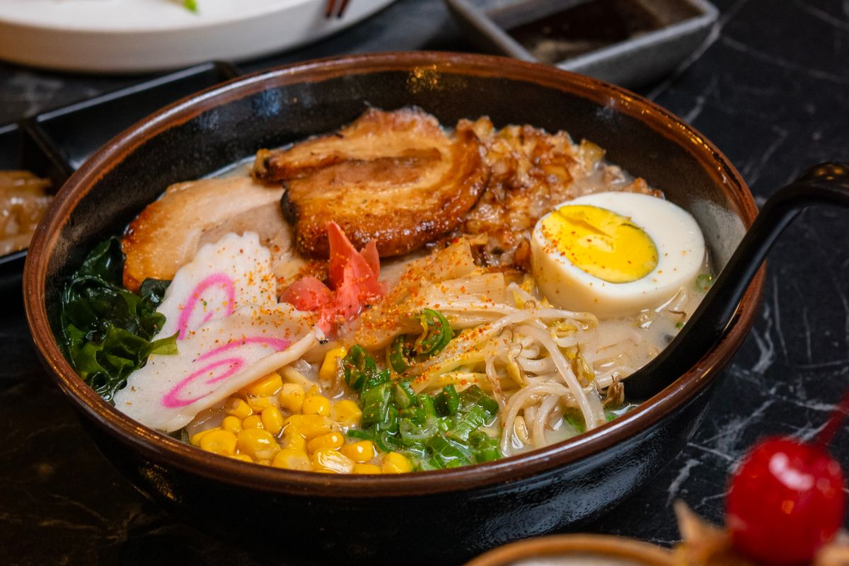 Illustrative Japanese food photo; not a photo of Handroll Social - Japanese Sushi Bar | Katy TX