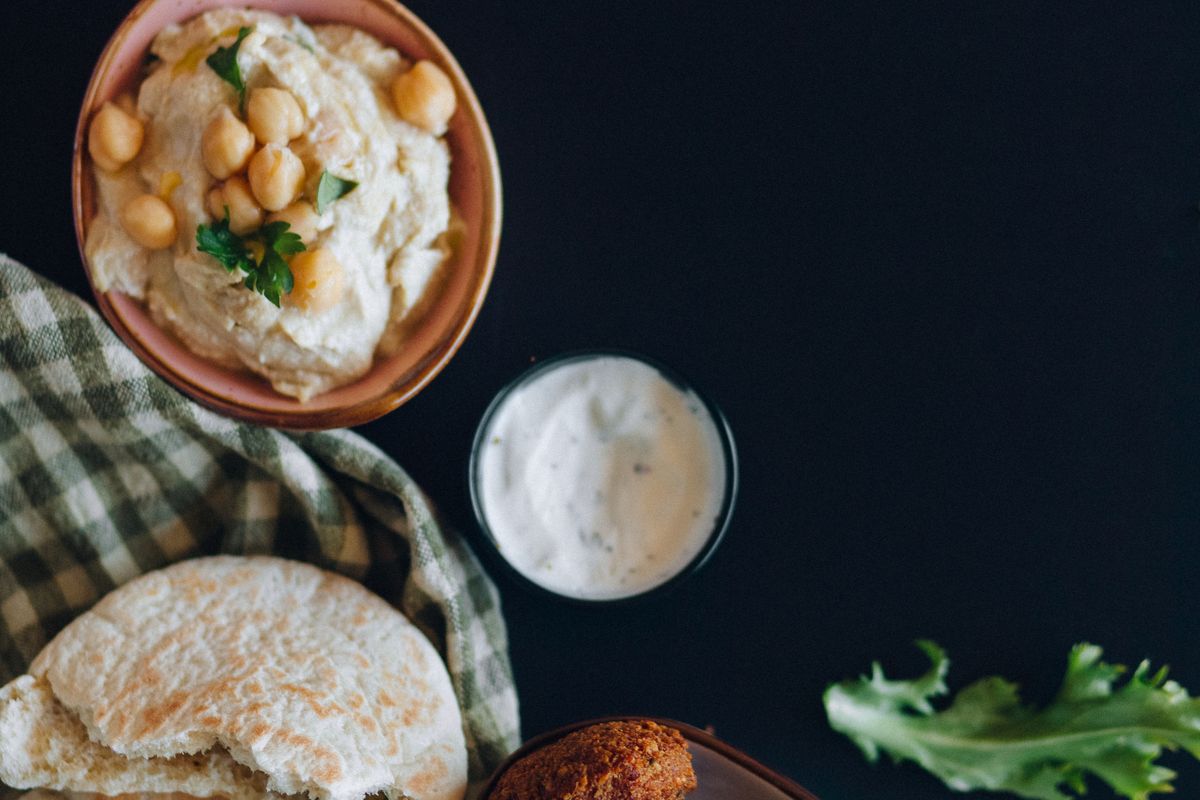 Illustrative Mediterranean food photo; not a photo of Avesta Persian Middle Eastern