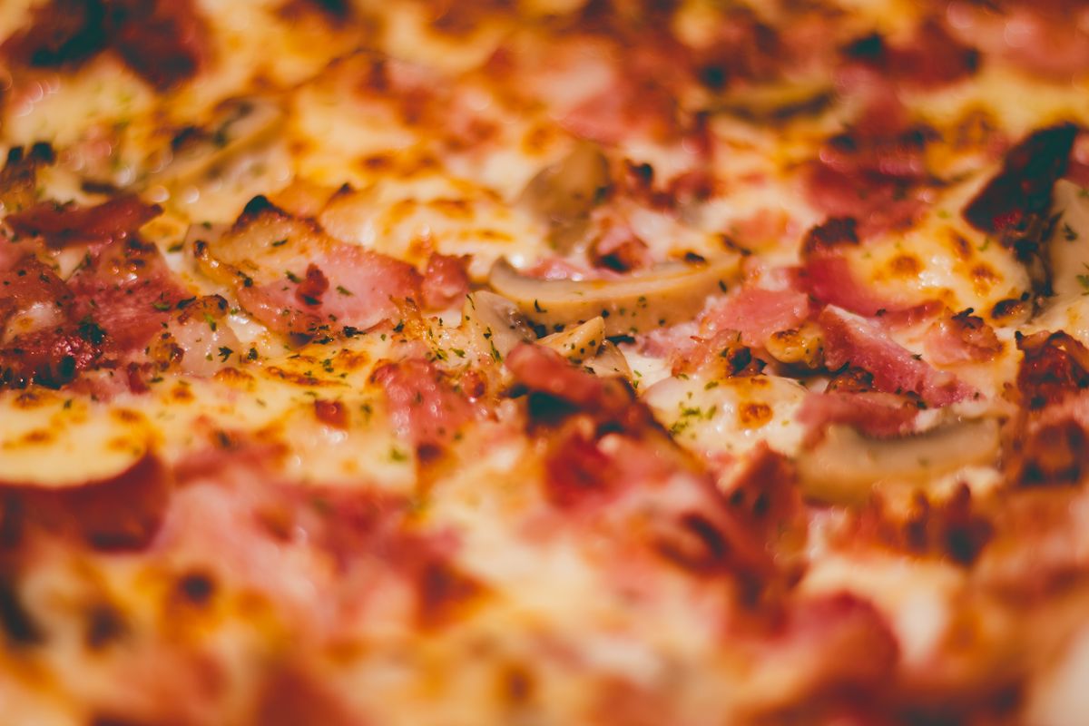 Illustrative Pizza food photo; not a photo of Domino's