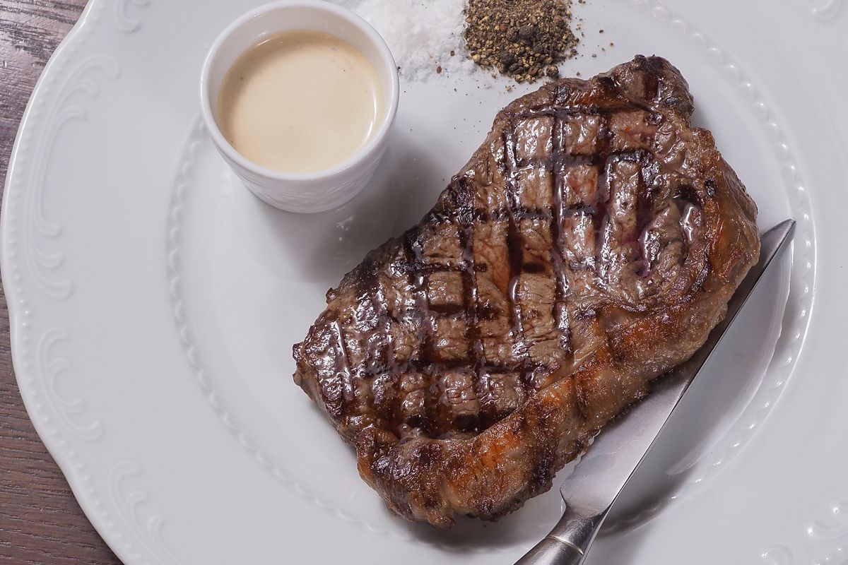 Illustrative Steakhouse food photo; not a photo of Saltgrass Steak House