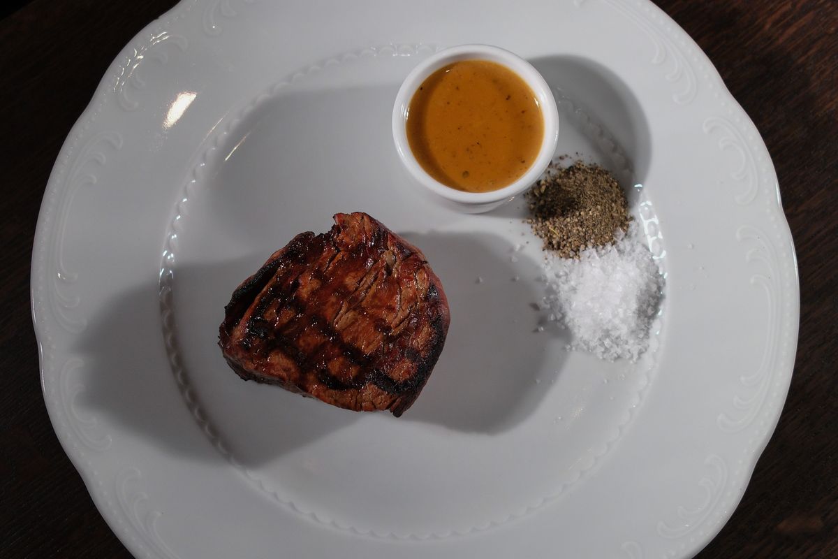 Illustrative Steakhouse food photo; not a photo of Texas Roadhouse